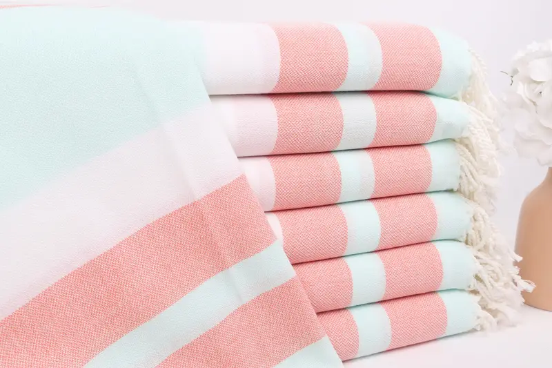 Valentines Day Gift For Him, Gift For Him, Bachelor Bachelorette Party Favors, 70x40 Cotton Striped Towel, Holiday Towel, Sand-resistant towel - 1
