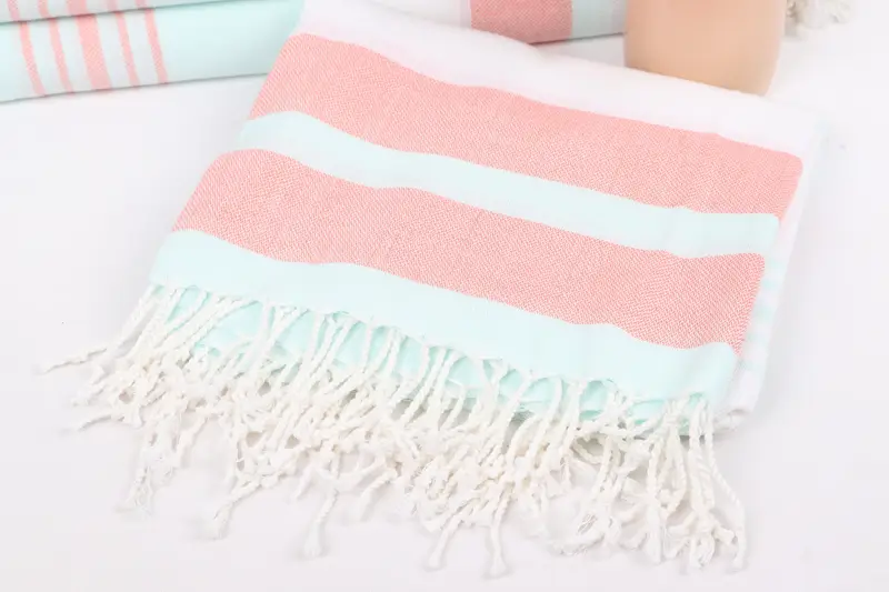 Valentines Day Gift For Him, Gift For Him, Bachelor Bachelorette Party Favors, 70x40 Cotton Striped Towel, Holiday Towel, Sand-resistant towel - 5
