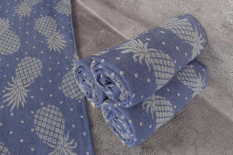Bridesmaid Gift, Memorial Gift, Organic Turkish towel, First Wedding Anniversary Gift, Wedding Gifts Towel, 80x40 Cotton Pineapple Design Towel - 8
