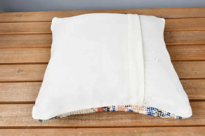 Antique Pillows, Pillow Cover, Comfy Throw Pillow Sham, Turkish Pillow, Vintage Kilim Pillow Cushion, 12x12 Orange Pillow, Home Decor Pillow - 5