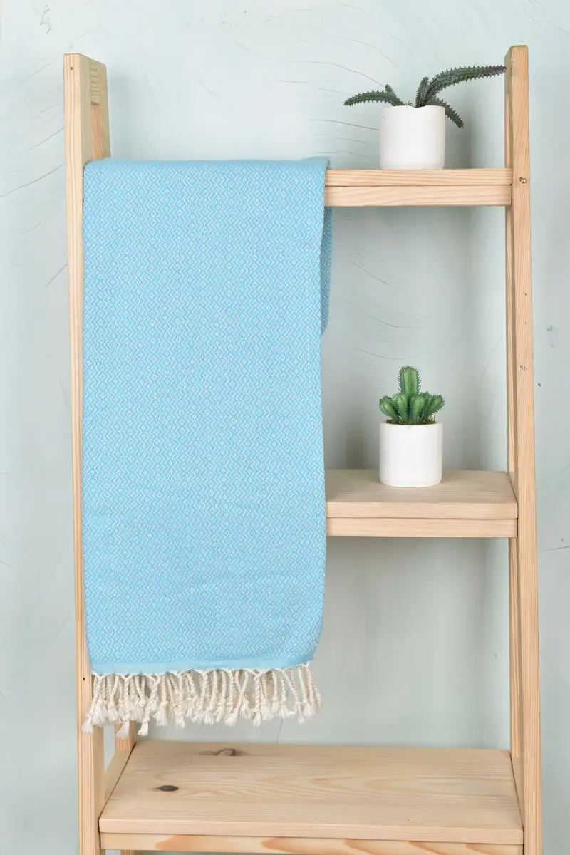 Wedding Shower Gift, 70x40 Cotton Diamond Towel, Handwoven Turkish Towel, Beach Towel Bulk, Bridesmaid Gift, Turkish Towel Beach, Pool Towels - 8
