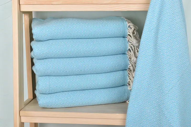 Wedding Shower Gift, 70x40 Cotton Diamond Towel, Handwoven Turkish Towel, Beach Towel Bulk, Bridesmaid Gift, Turkish Towel Beach, Pool Towels - 1