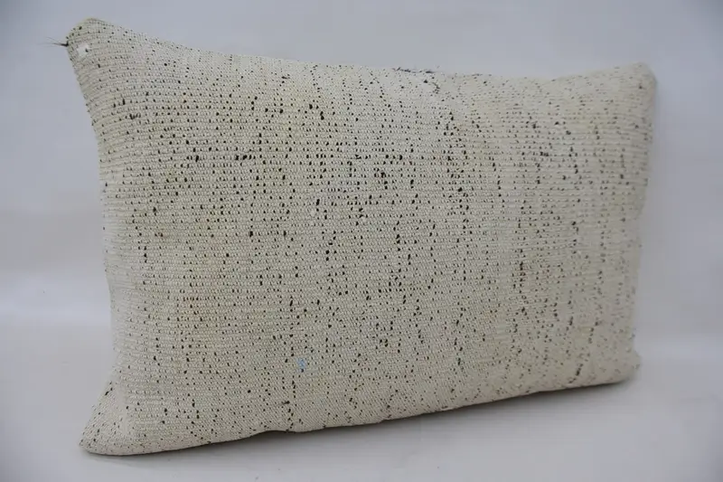 Accent Throw Cushion Cover, 16x24 White Pillow Cover, Vintage Pillow, Pillow Cover, Turkish Pillow, Interior Designer Pillow - 2