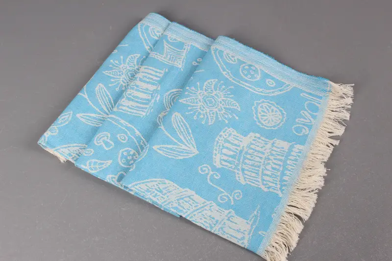 Monogram Kitchen Towel, Custom Hand Towel, Personalized Kitchen Towel, Embroidery Towel, Employee Gifts, 28x20 Cotton Italian Symbols Design Towel - 7