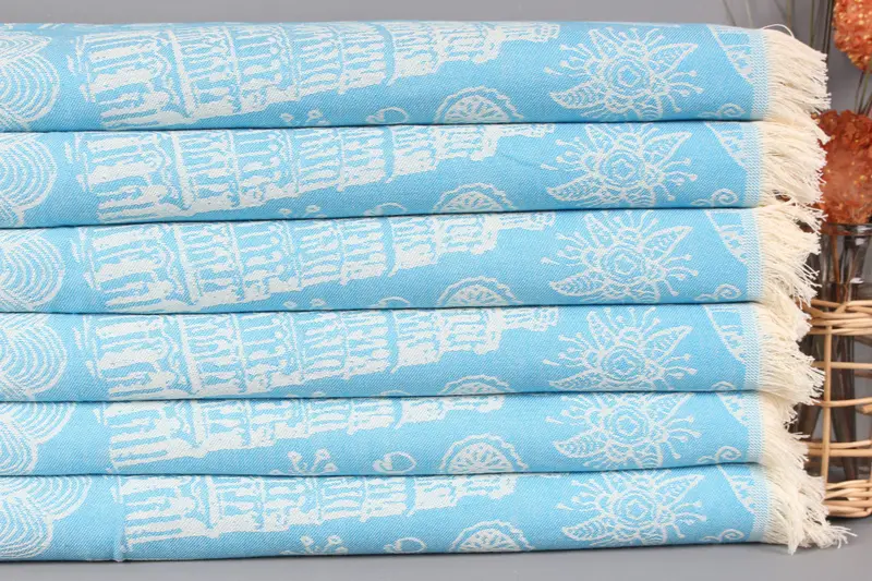 Monogram Kitchen Towel, Custom Hand Towel, Personalized Kitchen Towel, Embroidery Towel, Employee Gifts, 28x20 Cotton Italian Symbols Design Towel - 2