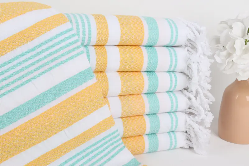 Gift For Him, Bridesmaid Proposal Gift, Beach Towel Bulk, Handwoven Turkish bath towel, 70x36 Cotton Striped Towel, Quick-dry towel, Scarf Towel - 1