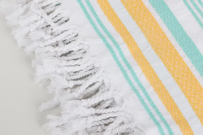 Gift For Him, Bridesmaid Proposal Gift, Beach Towel Bulk, Handwoven Turkish bath towel, 70x36 Cotton Striped Towel, Quick-dry towel, Scarf Towel - 7