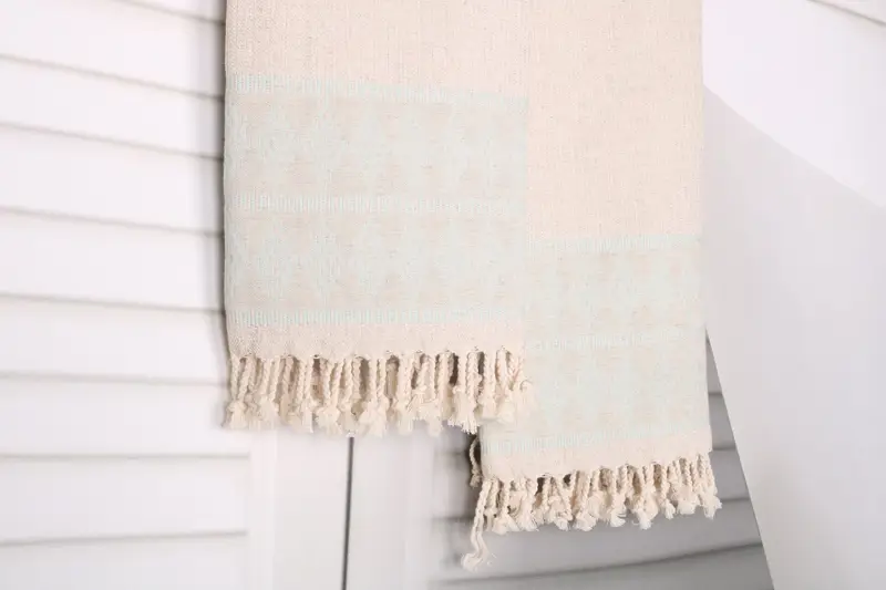 70x36 Linen Kilim Design Towel, Lightweight Turkish towel, Cute Beach Towel, Monogram Turkish Towel, House Warming Gift, Custom Beach Towel - 8