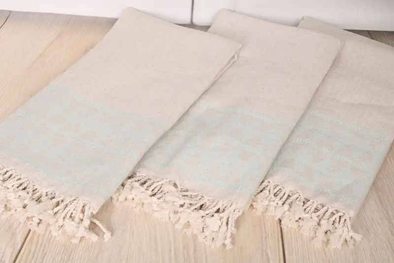70x36 Linen Kilim Design Towel, Lightweight Turkish towel, Cute Beach Towel, Monogram Turkish Towel, House Warming Gift, Custom Beach Towel - 6