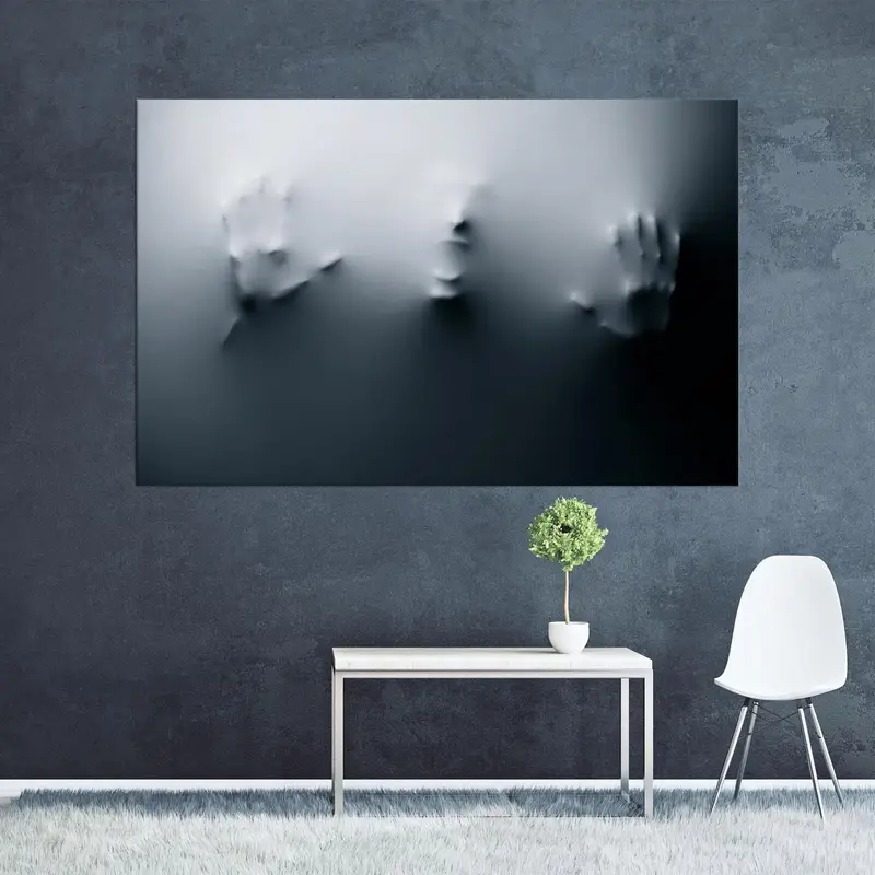 Abstract Wall Art, Gray Canvas Art Decor, Office Decor Wall Art, Living Room Art, Trendy Canvas Art, Modern Canvas Wall Art, Canvas Art - 2