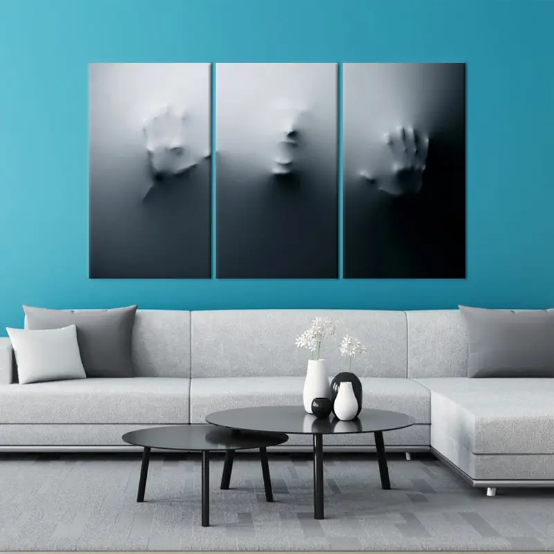 Abstract Wall Art, Gray Canvas Art Decor, Office Decor Wall Art, Living Room Art, Trendy Canvas Art, Modern Canvas Wall Art, Canvas Art - 3