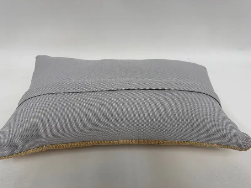 Turkish Kilim Pillow, Pillow for Couch, Pillow Case, Outdoor Cushion Case, Kilim Cushion Sham, 12x20 Beige Cushion Cover, Floor Pillow - 7