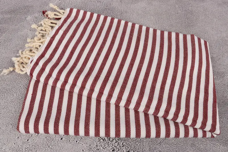 Scarf Towel, 70x40 Cotton Striped Towel, Personalize Gift, Best Friend Gift, Turkish hand towel, Custom Wedding Gifts, Oversized Beach Towel - 6