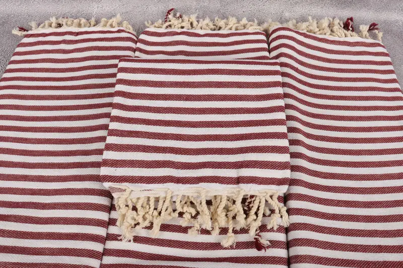 Scarf Towel, 70x40 Cotton Striped Towel, Personalize Gift, Best Friend Gift, Turkish hand towel, Custom Wedding Gifts, Oversized Beach Towel - 4