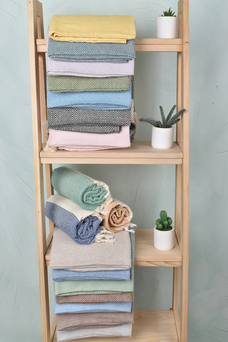 Bridal Shower Gift Personalized Turkish Organic Cotton Towels, 40x70 Inches