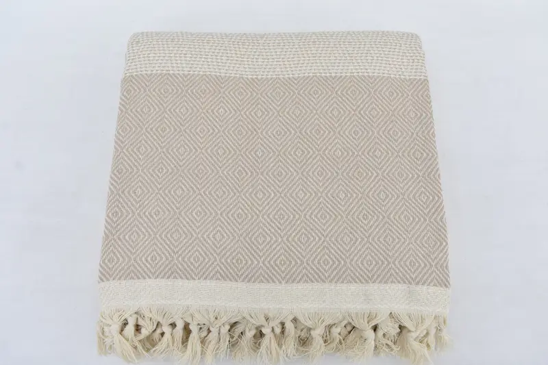 Beach Theme Wedding Gift, Personalized Blanket, 104x80 Cotton Diamond Towel, Turkish Blanket, Bachelorette Party Decorations, Wedding Favors - 6