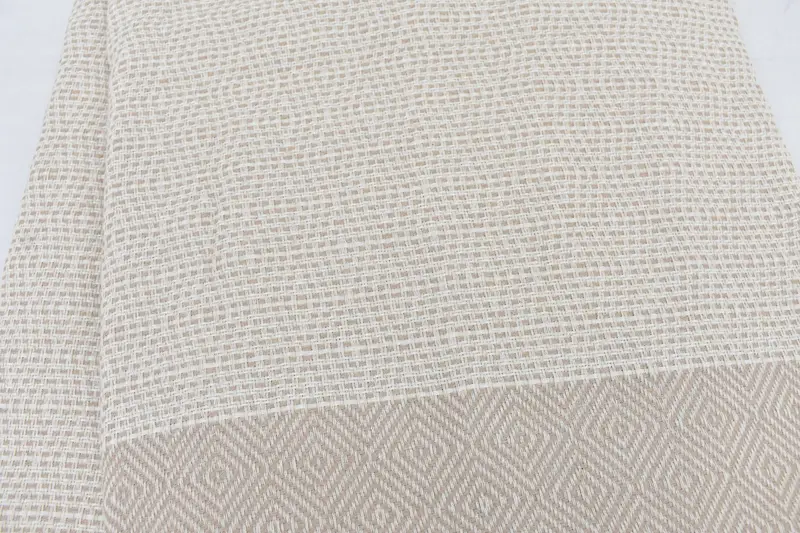 Beach Theme Wedding Gift, Personalized Blanket, 104x80 Cotton Diamond Towel, Turkish Blanket, Bachelorette Party Decorations, Wedding Favors - 4