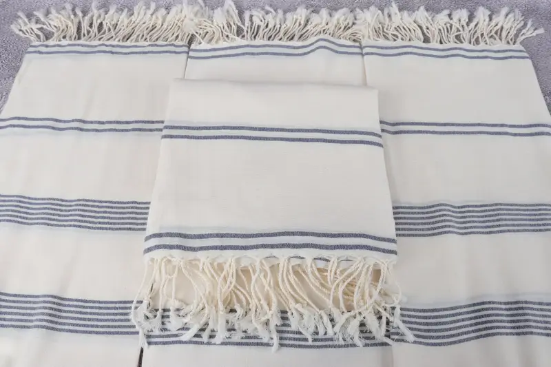 80x36 Cotton Striped Towel, Beach Towel Monogram, Custom Towel, Personalised Gift, Gym Towel, Bachelorette Party Favors, Quick-dry peshtemal - 4