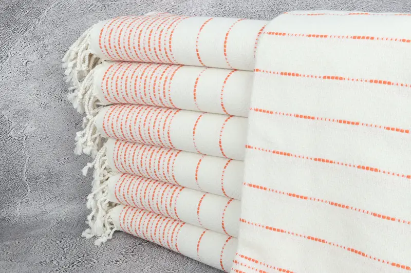 Quick-dry towel, 70x38 Cotton Striped Design Towel, Employee Gifts, Personalized Home Gift Wedding, Cotton towel, Lightweight Turkish towel - 1