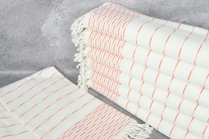 Quick-dry towel, 70x38 Cotton Striped Design Towel, Employee Gifts, Personalized Home Gift Wedding, Cotton towel, Lightweight Turkish towel - 2