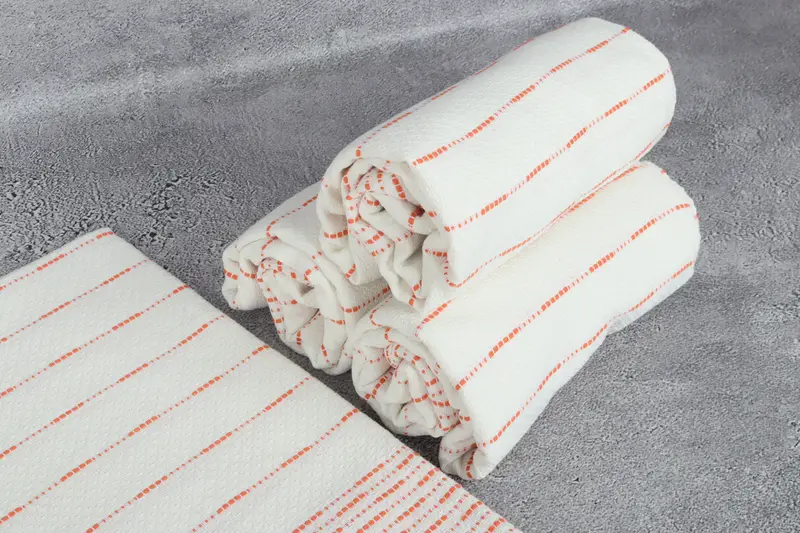 Quick-dry towel, 70x38 Cotton Striped Design Towel, Employee Gifts, Personalized Home Gift Wedding, Cotton towel, Lightweight Turkish towel - 8