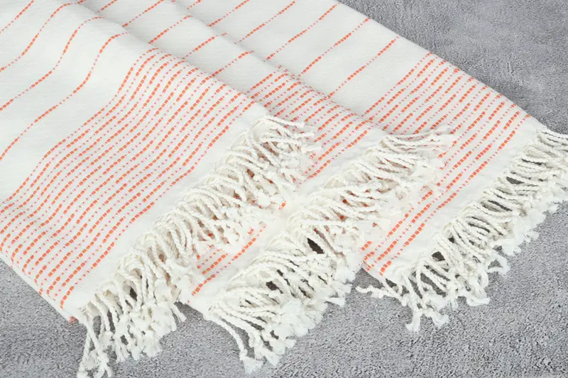 Quick-dry towel, 70x38 Cotton Striped Design Towel, Employee Gifts, Personalized Home Gift Wedding, Cotton towel, Lightweight Turkish towel - 5