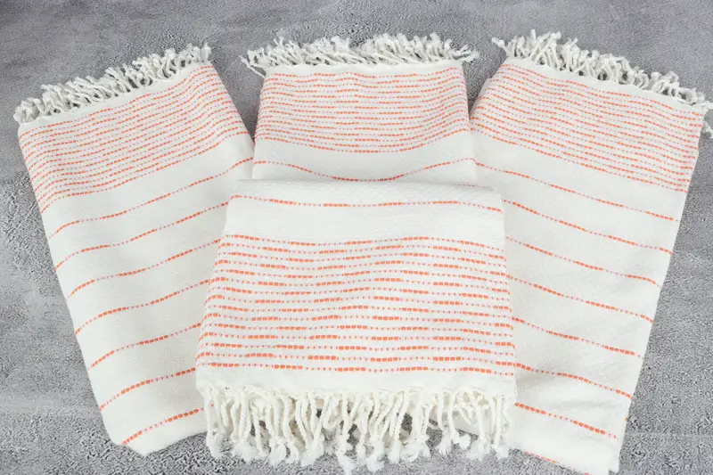Quick-dry towel, 70x38 Cotton Striped Design Towel, Employee Gifts, Personalized Home Gift Wedding, Cotton towel, Lightweight Turkish towel - 4