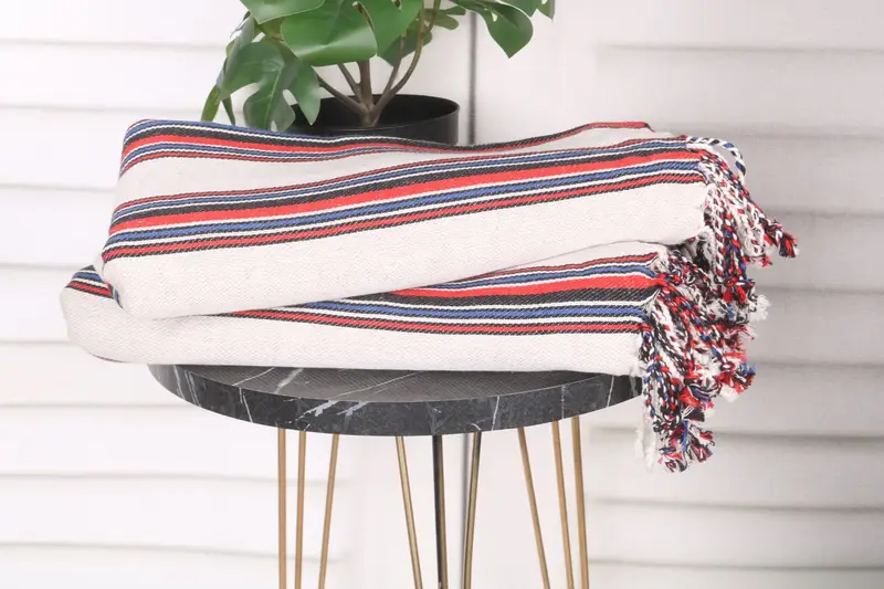 70x38 Cotton Striped Towel, Wedding Gift Ideas, Embroidered Beach Towel, Large Turkish Towel, Bachelorette Party Gifts Bridesmaids, Custom Gift - 3