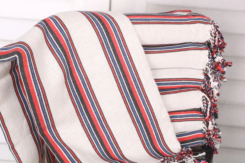 70x38 Cotton Striped Towel, Wedding Gift Ideas, Embroidered Beach Towel, Large Turkish Towel, Bachelorette Party Gifts Bridesmaids, Custom Gift - 1