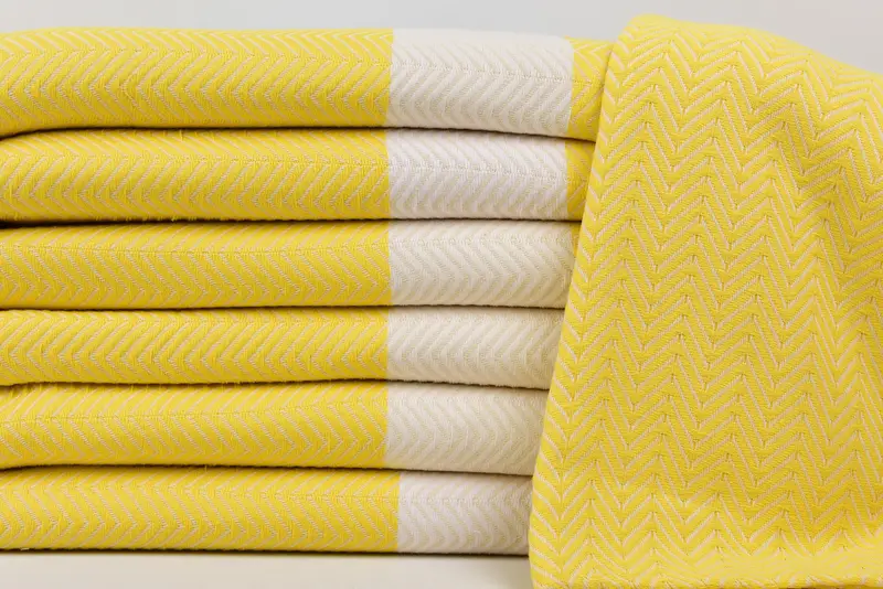Personalized Gift For Him, Best Beach Towel, Eco-friendly Turkish peshtemal towel, Cotton towel, 70x40 Cotton Zig zag Towel, Thin towel - 2