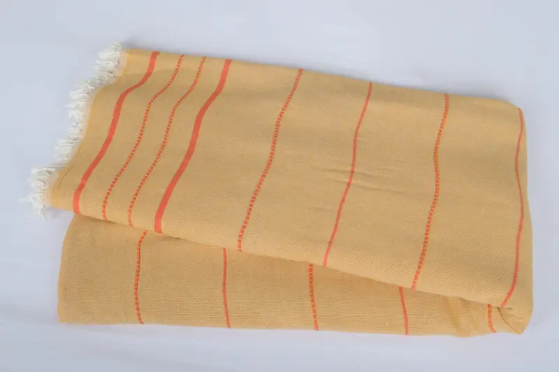 Shower Curtain, 100x80 Cotton Striped Towel, Tablecloth, Turkish Bedcover, Woven Blanket, Custom Wedding Gifts, Girl Trip Party Favor, Handmade Gift - 6