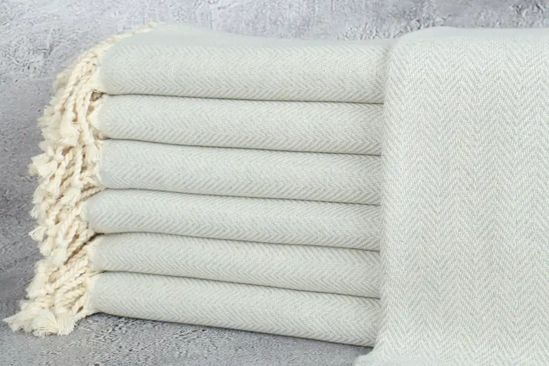Bridal Shower Favor, Personalized Gift, Bulk Order Towel, 70x40 Cotton Herringbone Towel, Bachelorette Party Gifts Bridesmaids, Travel towel - 1