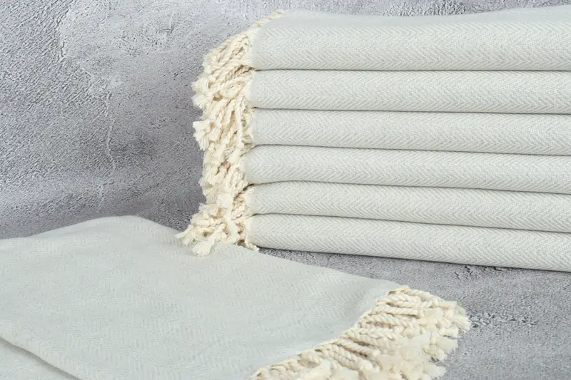 Bridal Shower Favor, Personalized Gift, Bulk Order Towel, 70x40 Cotton Herringbone Towel, Bachelorette Party Gifts Bridesmaids, Travel towel - 2