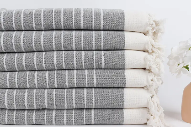 68x40 Cotton Striped Terry Towel, Valentines Gift, Pool Towels, Girls Weekend Favors, Bridesmaid Gift Towel, Embroidered Towel, Personalized Towel - 3