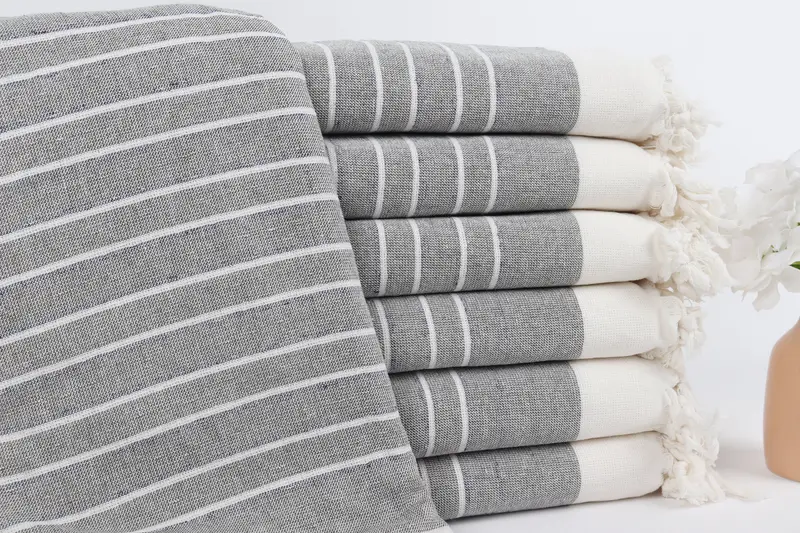 68x40 Cotton Striped Terry Towel, Valentines Gift, Pool Towels, Girls Weekend Favors, Bridesmaid Gift Towel, Embroidered Towel, Personalized Towel - 1