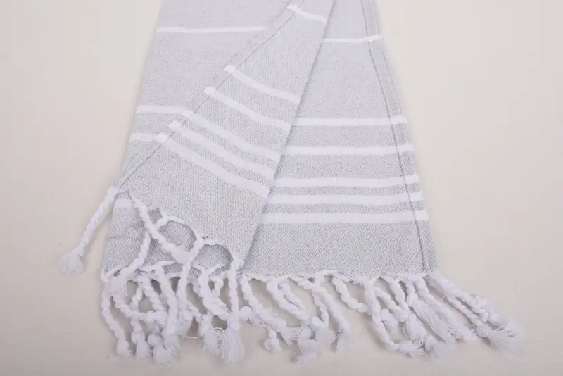 Turkish Hand Towel, Monogram Kitchen Towel, Wedding Gift, Welcome Wedding Gift, 38x18 Cotton Striped Towel, Gift For Wedding Day, Housewarming Gift - 8