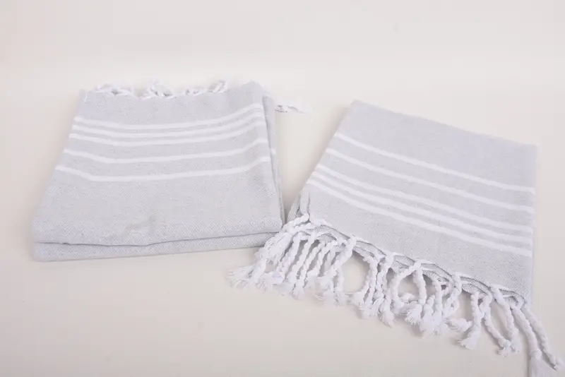 Turkish Hand Towel, Monogram Kitchen Towel, Wedding Gift, Welcome Wedding Gift, 38x18 Cotton Striped Towel, Gift For Wedding Day, Housewarming Gift - 7
