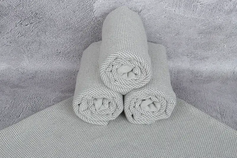 Wedding Towel, Best Friend Christmas Gift, Bridesmaid Gift Towel, Gifts For Him, Sand-free towel, Scarf Towel, 70x40 Cotton Geometric Towel - 7