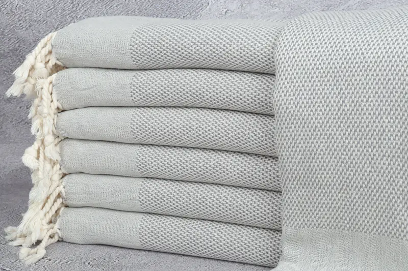 Wedding Towel, Best Friend Christmas Gift, Bridesmaid Gift Towel, Gifts For Him, Sand-free towel, Scarf Towel, 70x40 Cotton Geometric Towel - 1