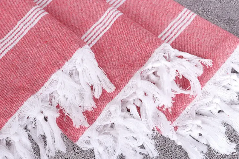 Organic Beach Towel, 70x30 Cotton Striped Towel, Personalized Bridesmaid Gift, Bridesmaid Gifts Personalized, Bridal Shower Gift, Personalized Towel - 5