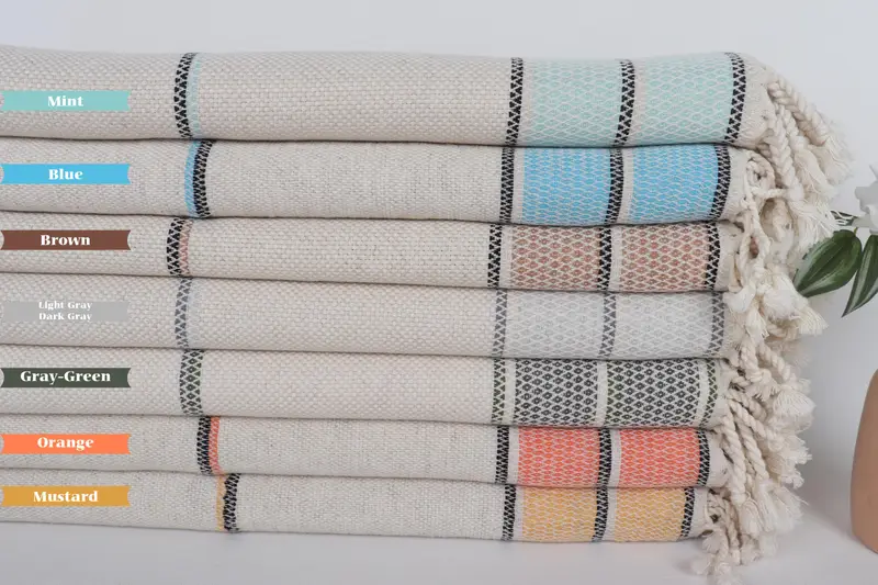 Quick-drying cotton Turkish beach towel, Spa Gift, Monogram Towels, Turkish hand towel, Large Turkish Towel, Personalized Beach Towel, Pool Towels - 2