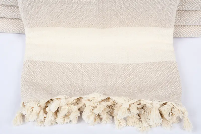 Woven Throw Blanket, 96x80 Cotton Diamond Towel, Thanksgiving Tablecloth, Bachelorette Gifts, Housewarming Gift, Best Wedding Gift, Halloween Gifts - 1