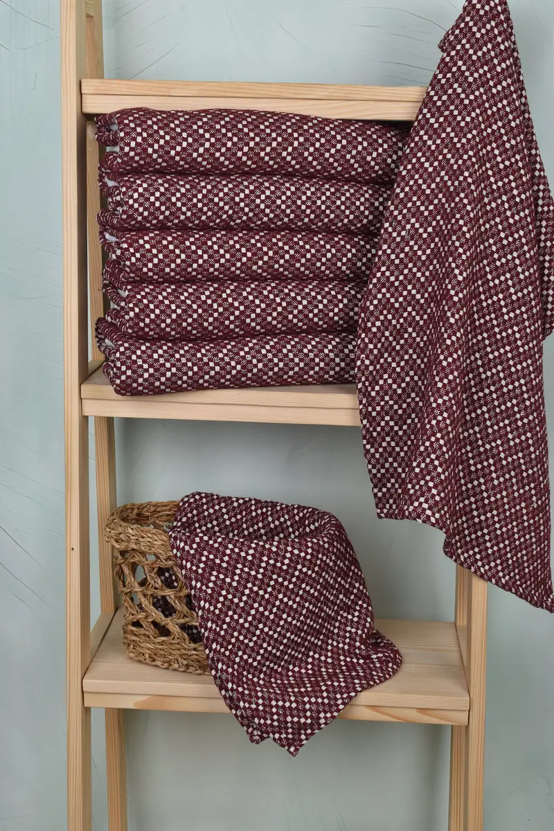 Düğün iyilikleri, mutfak havlu, organik çay havlu, 32x20 pamuklu balıksırtı havlu, ev ısınma hediyesi, kişiselleştirilmiş hediye, monogram Türk Banyo Havlusu - 3