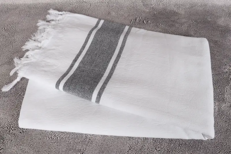 64x36 Cotton Striped Terry Towel, Home Decor Towel, Beach towel, Bachelorette Party Gift, Sand-free peshtemal towel for the beach, Custom Towel - 6
