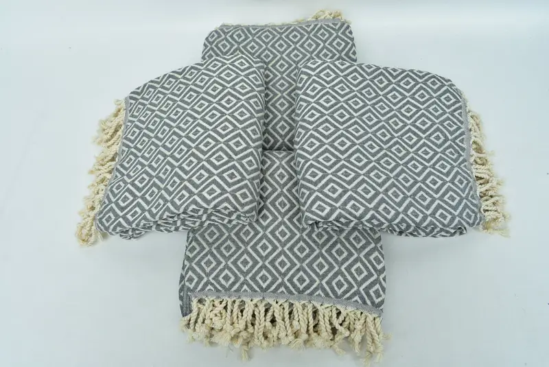 Turkish Towel Monogram, 70x40 Cotton Diamond Towel, Bachelorette Party Favors, Bachelor Bachelorette Party Favors, Turkish hand towel, Grandma Gift - 6