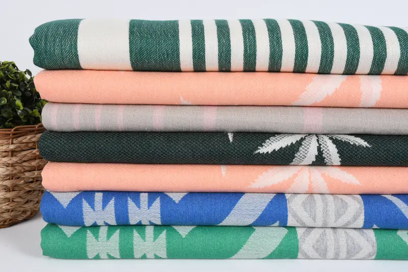 Personalized Wedding Gift For Couple, Large Turkish Towel, Personalized Bridesmaid Gift, 70x40 Cotton Set of 8 Towel, Custom Wedding Gifts - 2