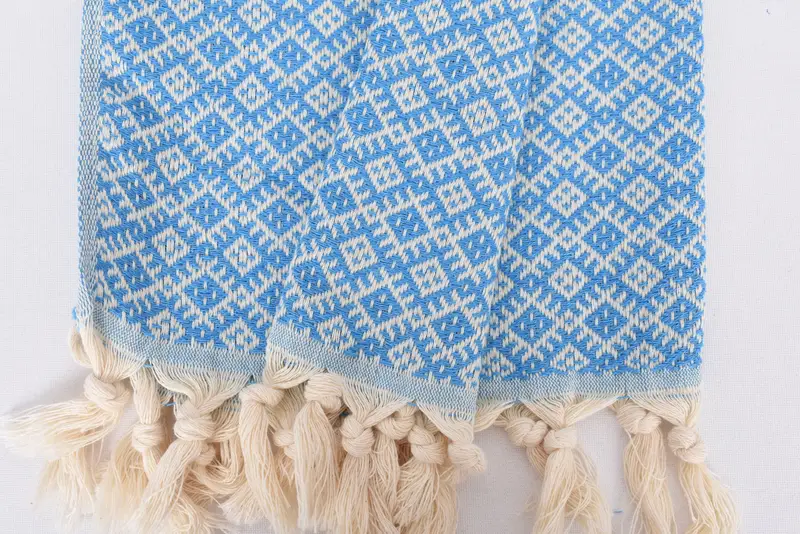 Monogram Tea Towel, Monogram Hand Towel, Monogrammed Hand Towel, Travel Towel, Turkish Tea Towel, 38x20 Cotton Diamond Towel, Decorative Towel - 8