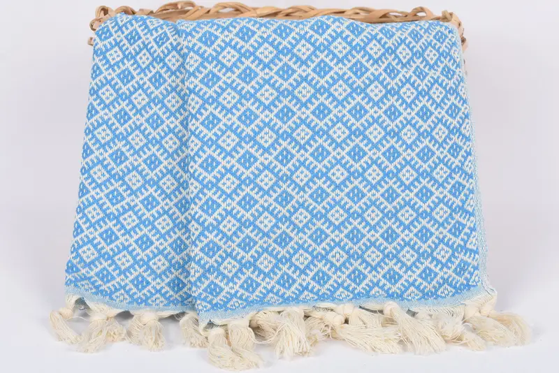 Monogram Tea Towel, Monogram Hand Towel, Monogrammed Hand Towel, Travel Towel, Turkish Tea Towel, 38x20 Cotton Diamond Towel, Decorative Towel - 5