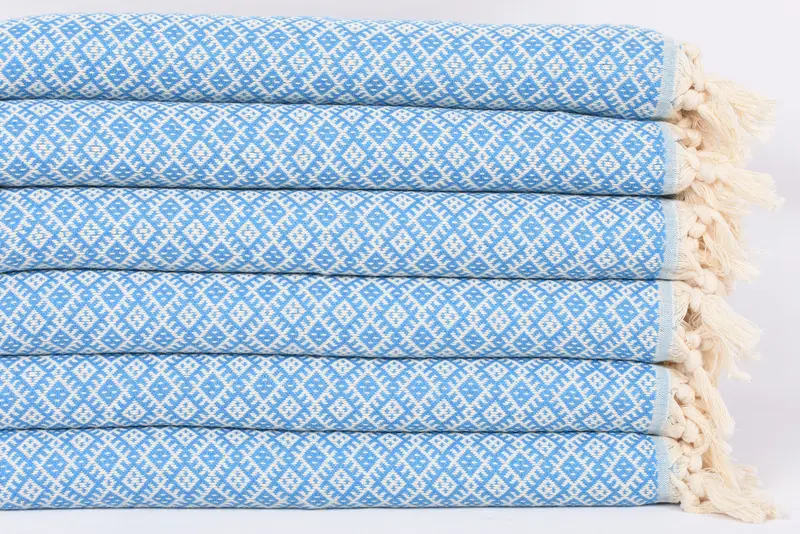Monogram Tea Towel, Monogram Hand Towel, Monogrammed Hand Towel, Travel Towel, Turkish Tea Towel, 38x20 Cotton Diamond Towel, Decorative Towel - 3