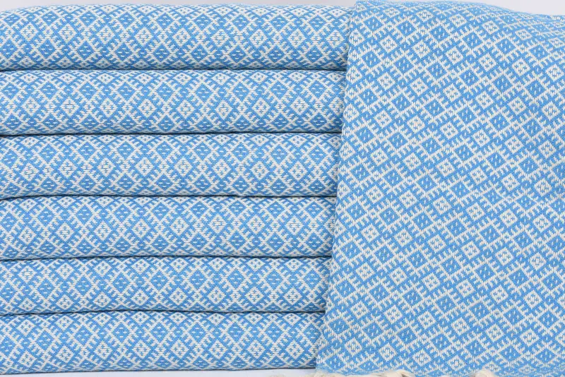 Monogram Tea Towel, Monogram Hand Towel, Monogrammed Hand Towel, Travel Towel, Turkish Tea Towel, 38x20 Cotton Diamond Towel, Decorative Towel - 2